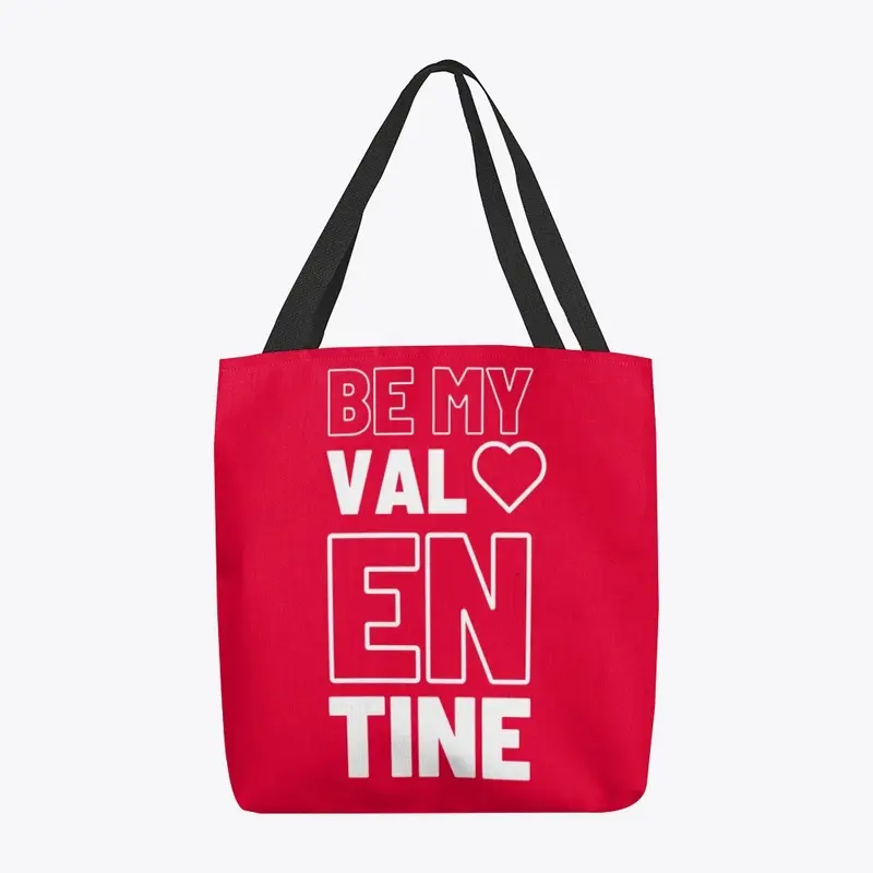 be my valentine  All-Over Print Tote Bag